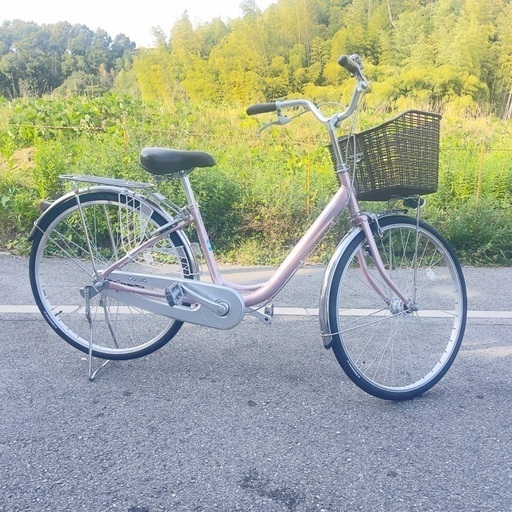 美品！26インチブルヂストン軽量アルミBAAマーク・オートライト自転車