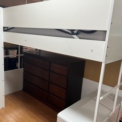 ikea ロフトベッド(ベッド)の中古が安い！激安で譲ります・無料