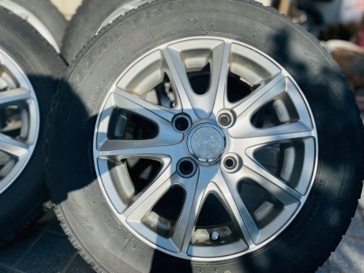 ゼストで使用したスタッドレスタイヤ155/65R13 値下げしました！ グッドイヤー（GOODYEAR） 新品タイヤホイールセット 155/65R13 75Q 13 