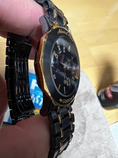 【CORUM】腕時計 ’アドミラルズカップ’ ガンブルー ペア ☆極美品☆ メンズ レディース 高級 オシャレ カッコイ