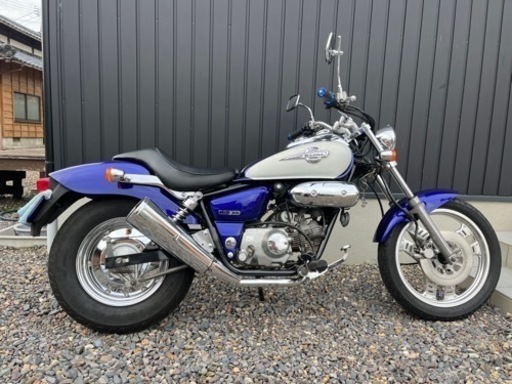 ホンダ マグナ50 実働 自賠責7年6月 マグナ50 ブルー 自賠責保険付き (ar)