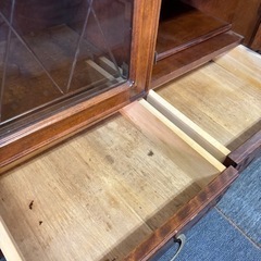 【売約済み】飾り棚　収納家具　昭和レトロの画像