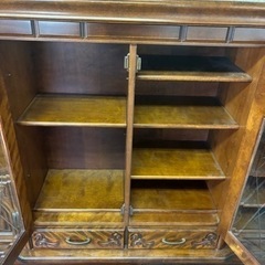 【売約済み】飾り棚　収納家具　昭和レトロの画像