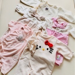 60サイズ〜80サイズ 新生児 ベビー服 ロンパース 2wayオールの画像