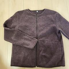 【無印良品】ブラウン　M　フリースカーディガン