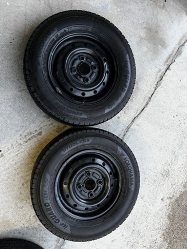 【値下げ】エブリィDA17V  純正ホイール、スタッドレスタイヤセット