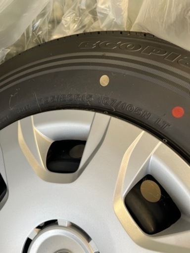 ハイエースバン新車外し　純正タイヤホイール