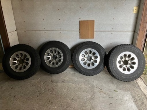 【年末年始値下げ！】215/80R15  デリカ　スペースギアに！スターワゴンに！スタッドレス付き！