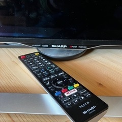 AQUOS 45型液晶テレビ　LC-45US40リモコン付き　4K対応の画像