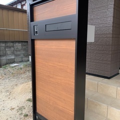 郵便受け　ポスト　門柱　表札　ウォール　玄関