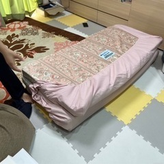 引取先決定。三つ折りマットレス　ダブルの画像
