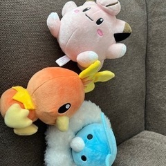 ポケモン ぬいぐるみ3種 (バラ売りも可)