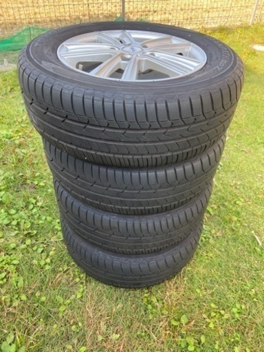 （取引完了しました）195/65R15夏タイヤ　アルミホイール付き　4本セット
