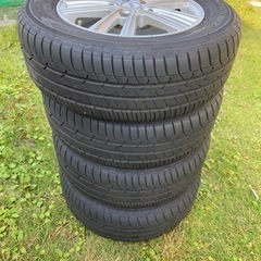 （取引完了しました）195/65R15夏タイヤ　アルミホイール付...