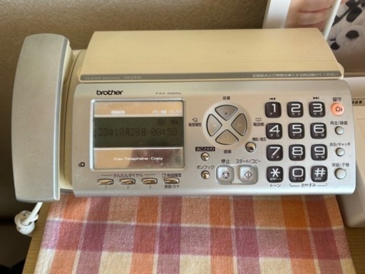 FAX機能付き電話機（子機一台付）