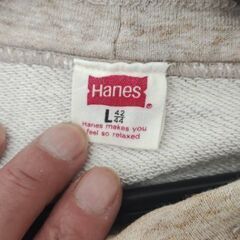 【値下げ1200円⇒800円】HANES ヘインズトレーナー　メンズＬの画像