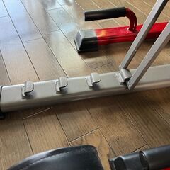 ちょこザップ2ヶ月分で‼️自重全身トレーニング　STAMINA X トレーニングベンチ 腹筋 トレーニング器具 スクワット 1台4役の画像