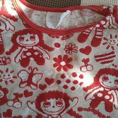 100サイズ　ダディーオダディー　デニムジャンパースカート　の画像