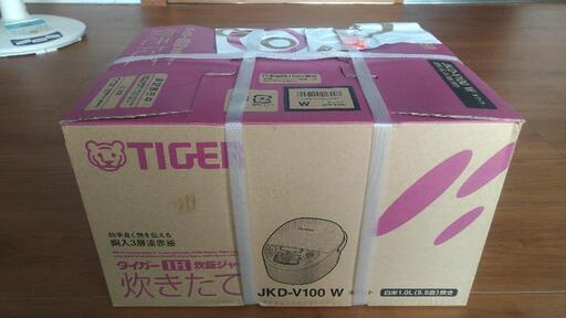 [値下げ]タイガー 炊飯器 5.5合 2016年製 JKD-V100 未開封品