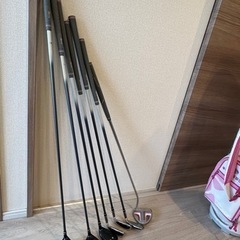 ツルヤ　Quincy レディース　ゴルフクラブ7本セット　L 右カバー付きの画像