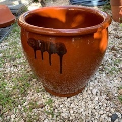 常滑焼 久松 かめ5号蓋なし「メダカ、水草など）