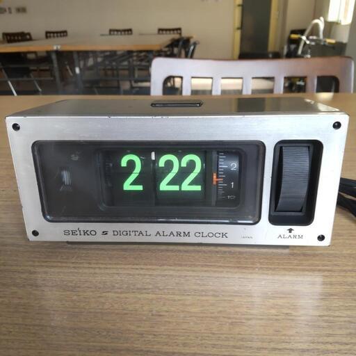 昭和レトロ　セイコー　パタパタ時計
