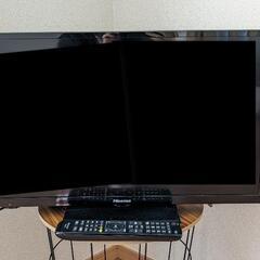 中古　Hisense　テレビ　リモコン付き