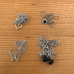 シルバーネックレス　4本セット