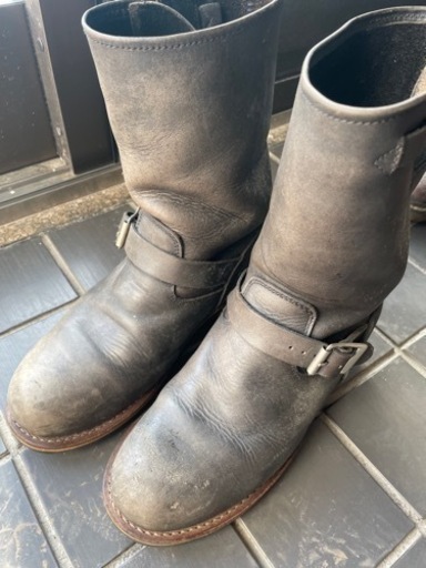 本革エンジニアブーツ