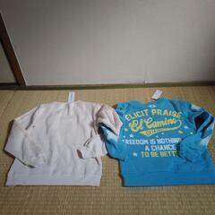 子供用トレーナー(新品140)+ベスト(中古130)の画像