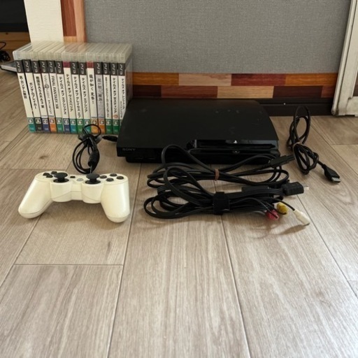 PS3 (CECH-2000A)【すぐに遊べるソフト7本付】※動作確認済み