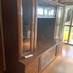 昭和の家具　テレビ台　収納の画像