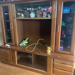 昭和の家具　テレビ台　収納