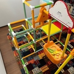 アンパンマンジャングルジム、滑り台、ブランコの画像