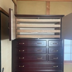 昭和の家具　和箪笥　着物収納の画像