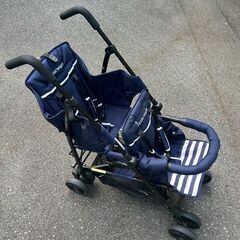 Kinderwagon ベビーカー ネイビー 双子ベビーカー Kinderwagon ベビーカー ネイビー 双子ベビーカー kinderwagon