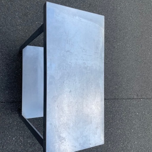 ステンレス 作業台 三方枠 業務用 調理台 750×600×1050 板厚1.2mm 調理l台作業台 キッチン 厨房機器 店舗用品 洗い場 ビールサーバー台 テーブル コンロ台