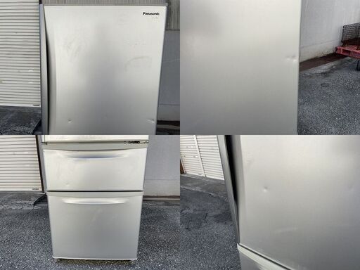 ★動作〇★ 冷蔵庫 Panasonic NR-C329M -S 321L 3ドア 2010年製 幅590x奥行633x高さ1601mm