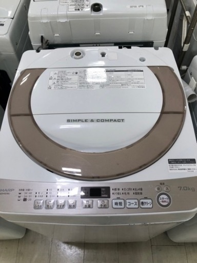 取りに来れる方限定！！ＳＨＡＲＰ(シャープ)の全自動洗濯機！！！