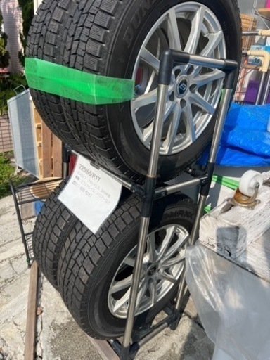 【S】10％値下げ　アルミホイール スタッドレスタイヤ付き 225/65/R17 ハリアー エクストレイル