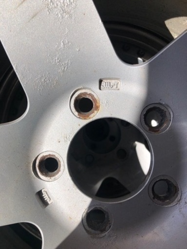 更に値下げ?アルミホイール‼️114.3 ❓5穴　車検用等に?