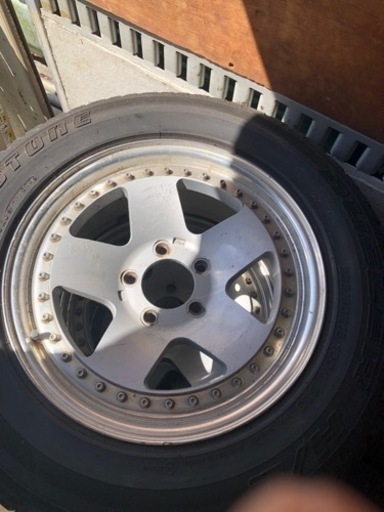 更に値下げ?アルミホイール‼️114.3 ❓5穴　車検用等に?