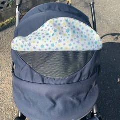 ［中古］A型バギー、カルーンプラスハイシート、アップリカ　(２ヶ月から) 【対面OK、高い座席、大量荷物OK】の画像