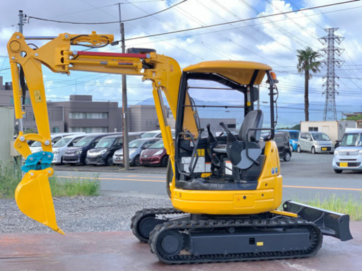 コマツ ミニユンボ　PC30UU-5 クイックヒッチ　マルチ付き クレーン仕様 倍速付き 1591時間 キャタ新品　取扱説明書付き 3tクラス 陸送可能