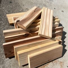 無垢材　端材　木材　DIY　キャンプ用品