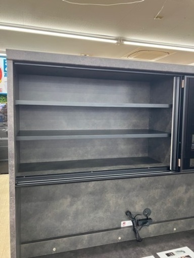 ✨お値下げ致しました。✨Pamoma/パモウナ✨定価183,800円 セラミカネロ 2面レンジボード 食器棚 ストーン柄 IDC大塚家