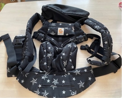 美品　エルゴベビー　オムニ360 クールエア　ブラックスター