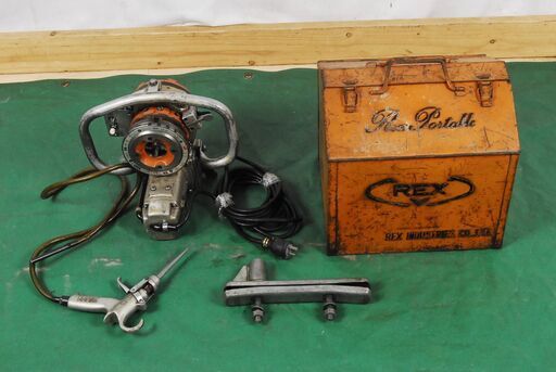 1475 HITACHI 日立 REX レッキス ポータブルパイプマシン EF0G ねじ切り機 EFOG M264 愛知県岡崎市