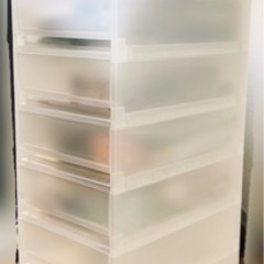 お取引中】無印良品 ポリプロピレンケース 引出式 キャスター付