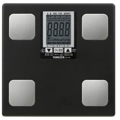 山善 体組成計（５０ｇ測定／自動認識） HCF-385　ブラック